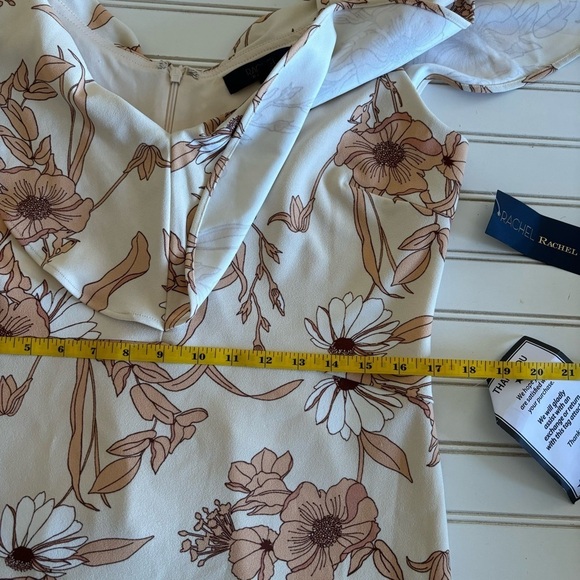 Rachel Roy Womens Floral Print Midi Sheath Dress Size XL NWT - Picture 8 of 15